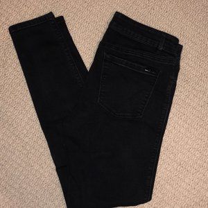 WHBM Denim Jeggings - Black size 8